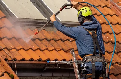 Démoussage et hydrofuge de toiture à Castagniers